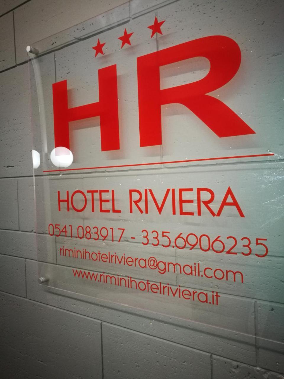 Hotel Riviera Римини Екстериор снимка